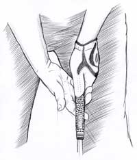 Le grip : main droite